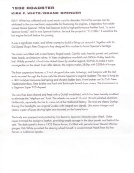 Ford So Cal Roadster Description