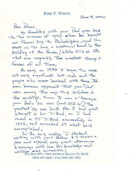 Hot Rod motor letter 99612