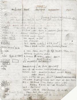 000863 maintenance log