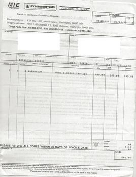 AM109054 receipts