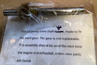 Oil Pump Drive Shaft used